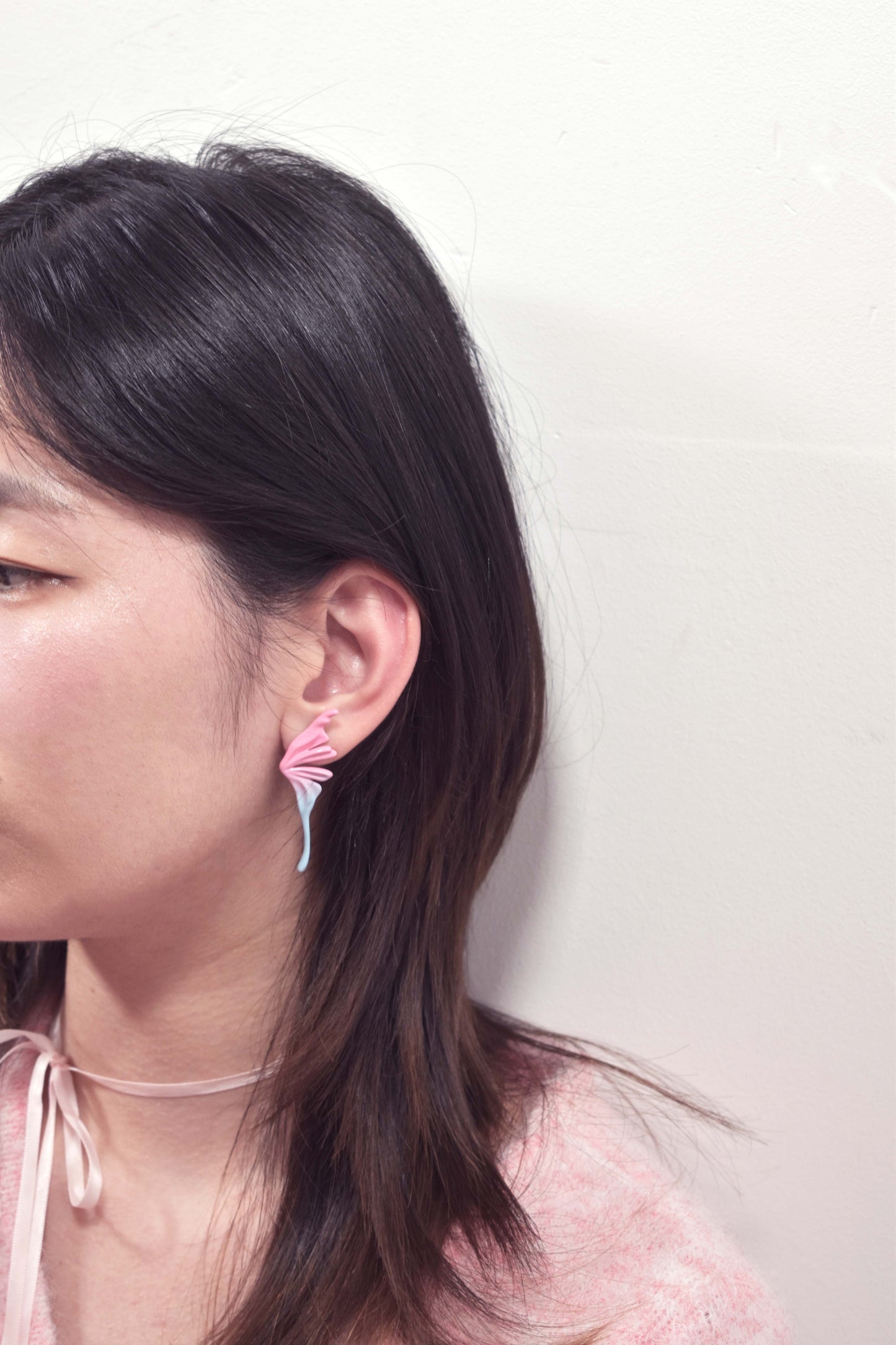 Airbrush Butterfly Wing Earrings