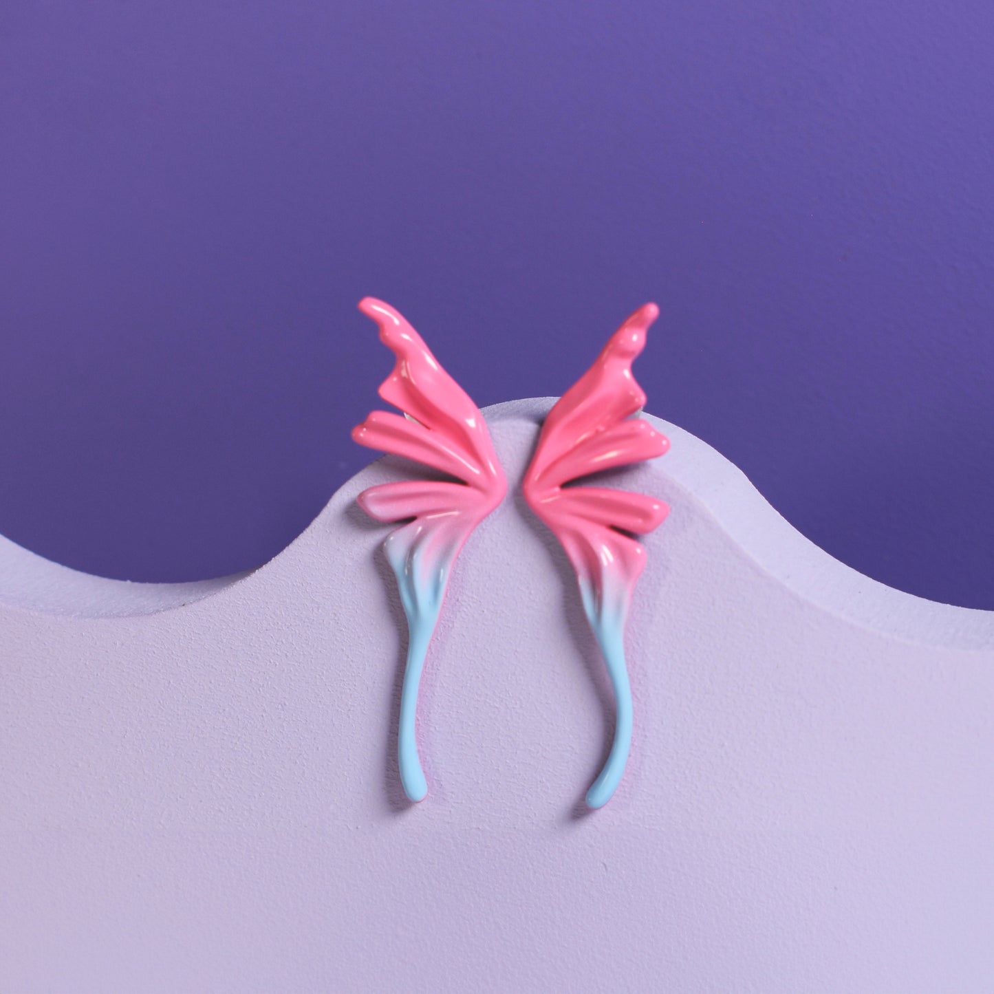 Airbrush Butterfly Wing Earrings